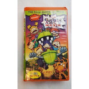 Vtg The Rugrats Movie 1999 Nickelodeon Clamshell VHS Tape Cartoon Collectible
